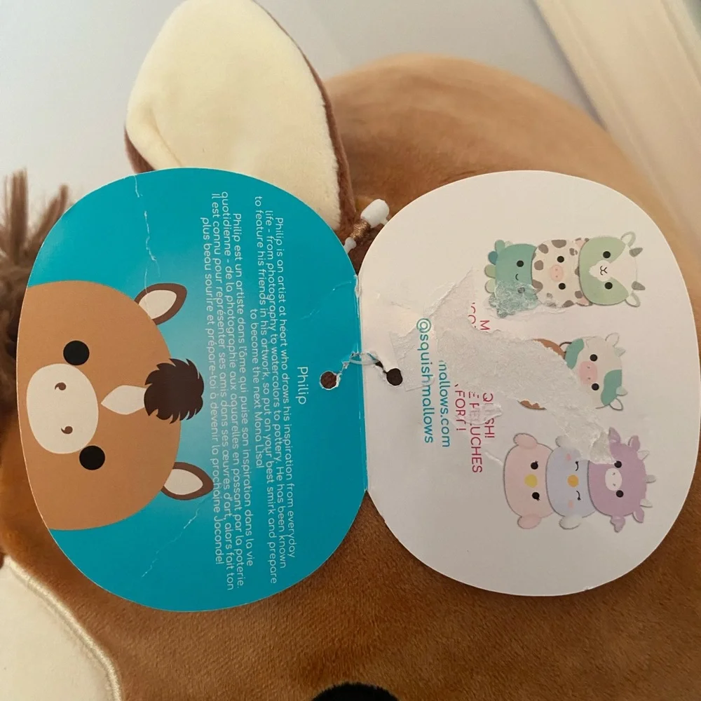 NWT 12” Philip the Horse Stackables Squishmallows - Picture 6 of 8